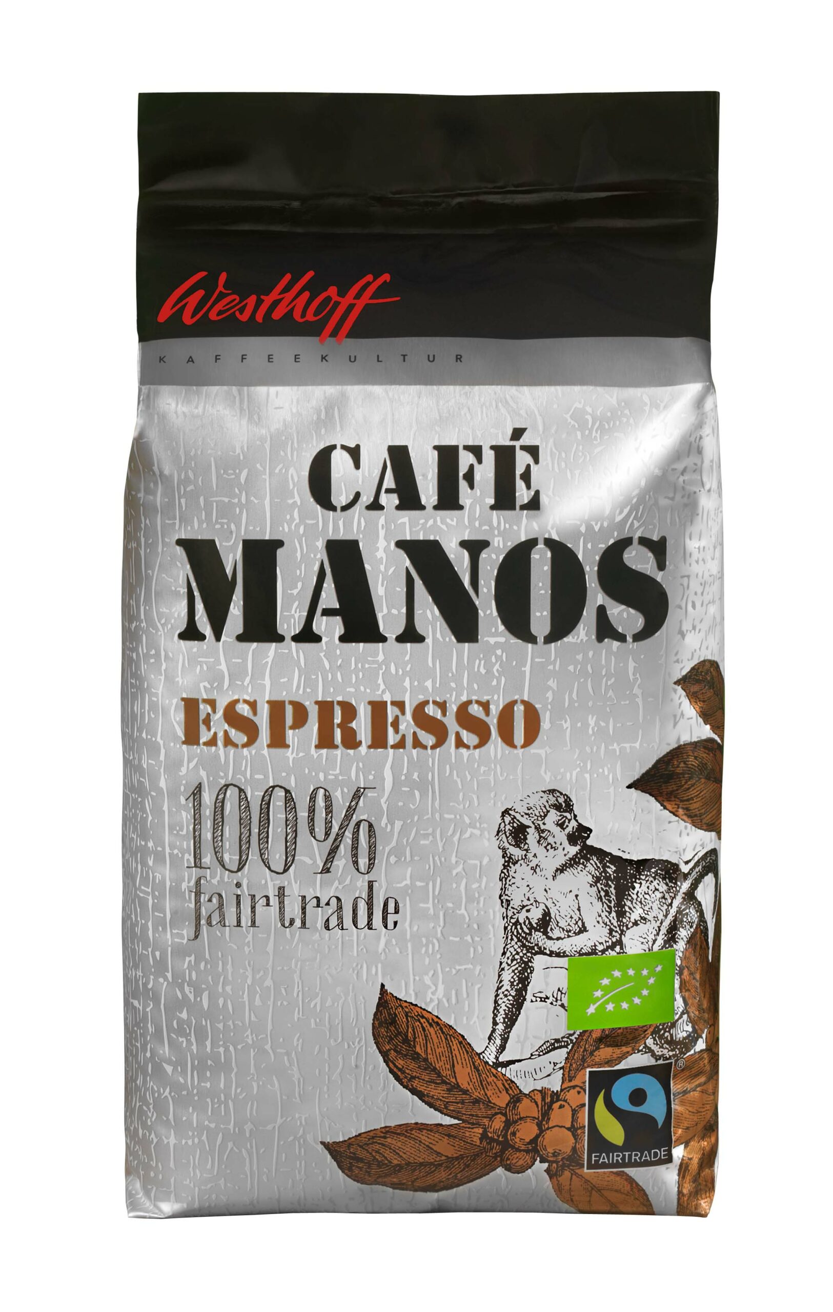 WESTHOFF BIO Café Manos Espresso 1kg - Coffee & MEHR